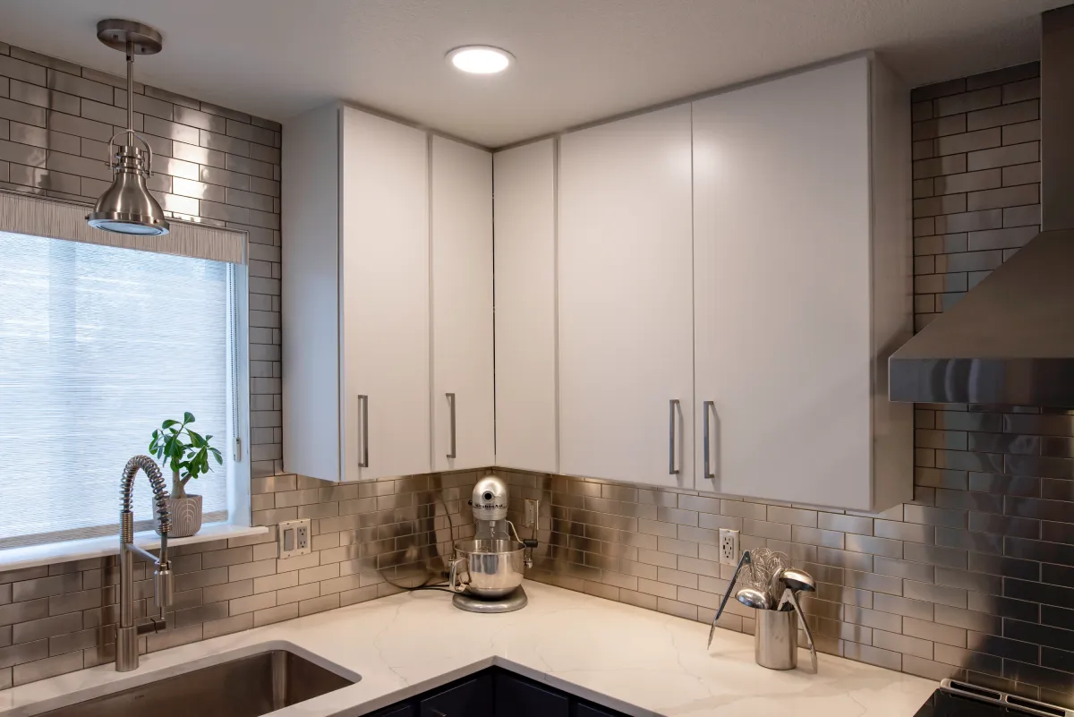 High-Quality White Kitchen Cabinets in Thornton
