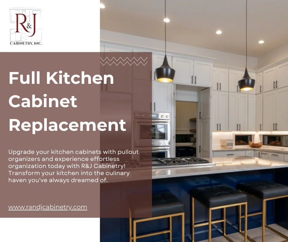 Pullout Organizers for Full Kitchen Cabinet Replacement