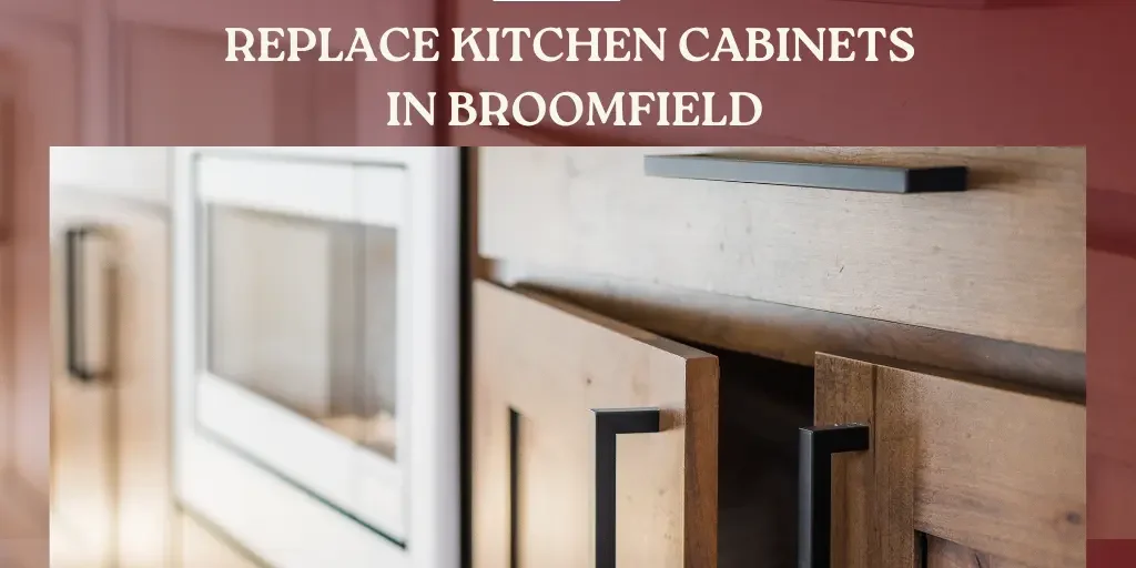 Modern wood kitchen cabinets with black handles to replace kitchen cabinets in Broomfield for a stylish upgrade Modern wood kitchen cabinets with black handles to replace kitchen cabinets in Broomfield for a stylish upgrade