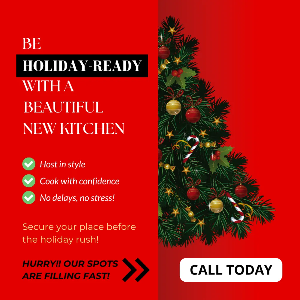Kitchen Holiday-Ready with a New Cabinet Design