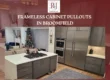 Frameless pullouts maximizing storage and workspace efficiency