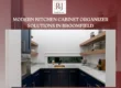 Modern drawer system keeping kitchen items tidy and accessible