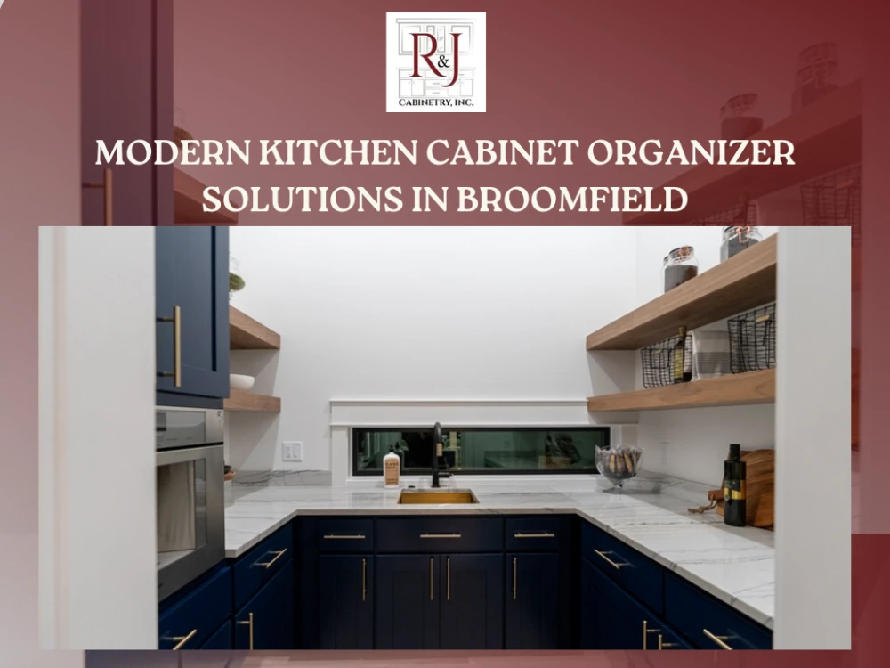 Modern drawer system keeping kitchen items tidy and accessible