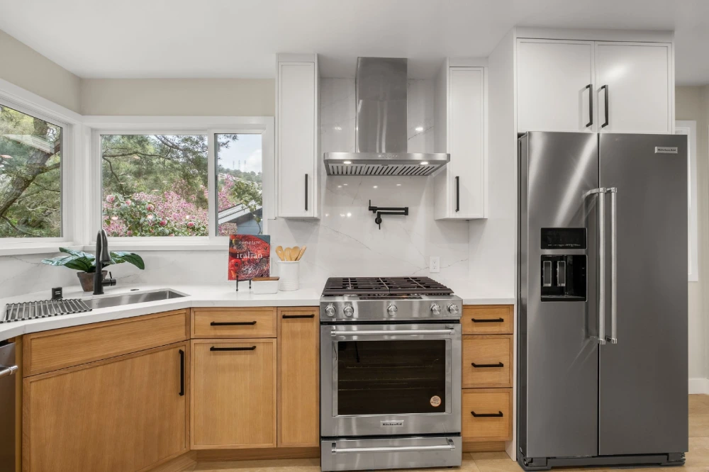 Modern kitchen renovation with custom cabinetry and smart storage solutions