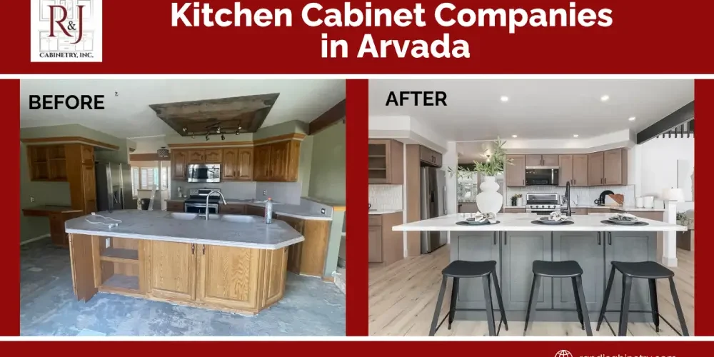 Contemporary kitchen remodel with two-tone cabinetry and stainless steel appliances