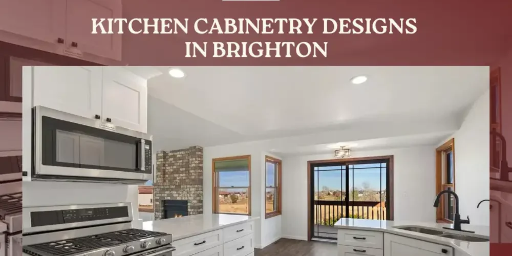 Fresh kitchen look with white cabinets in Brighton