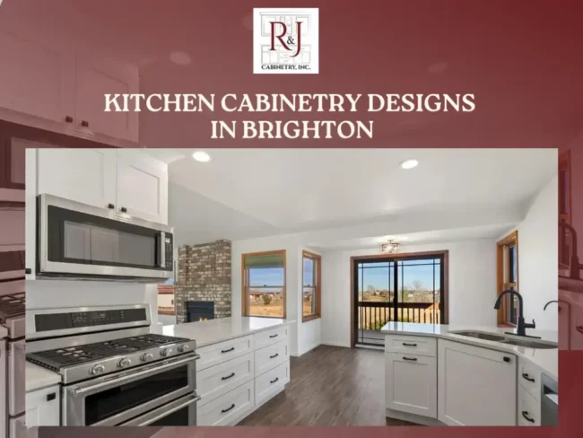 Fresh kitchen look with white cabinets in Brighton