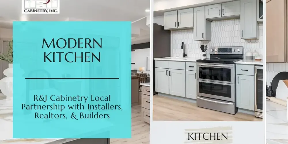 Modern kitchen remodel with custom cabinets and stainless steel range